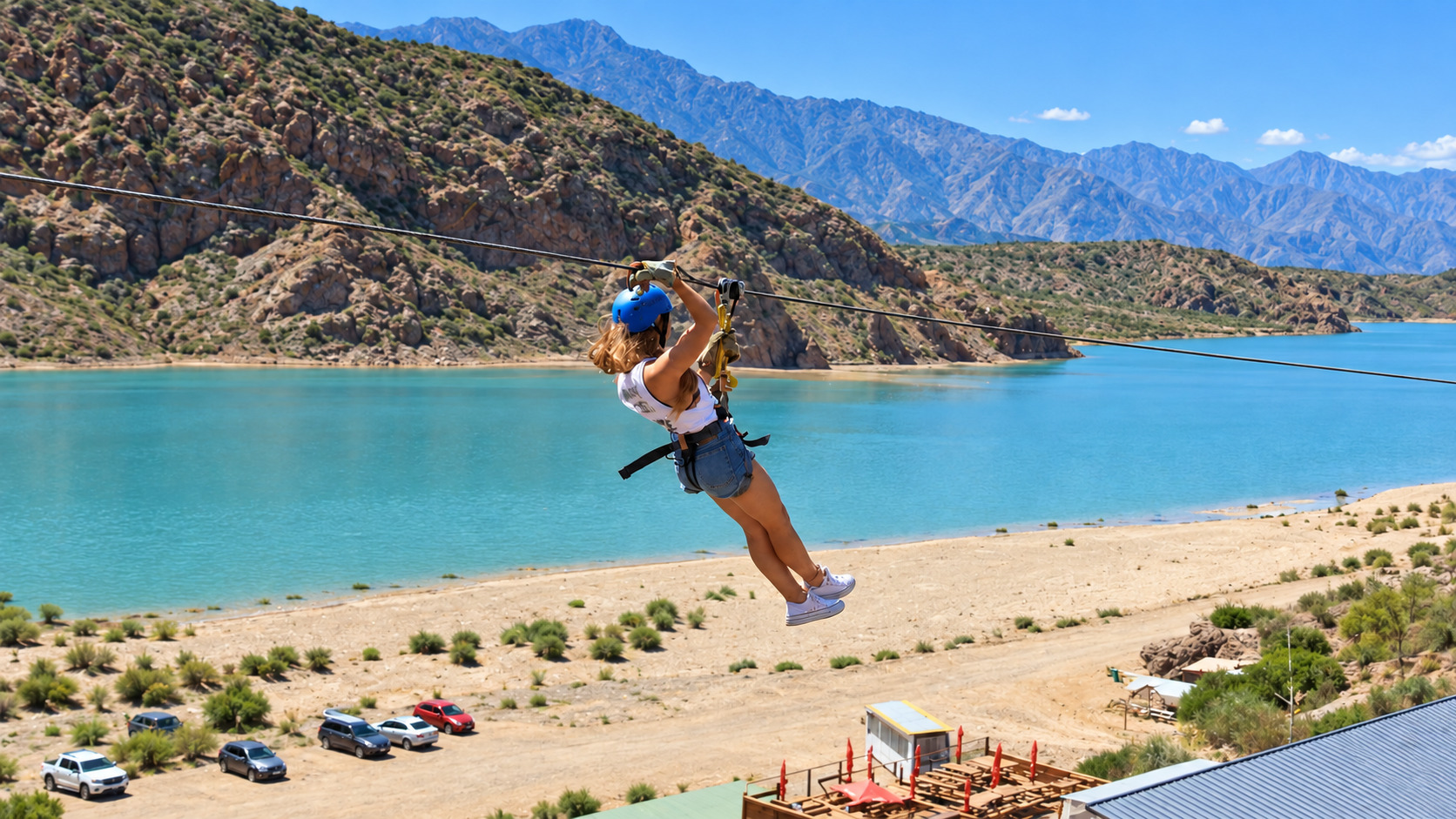 Canopy Base en Potrerillos, Mendoza — 5 tirolesas y 700 m de vuelo — imagen 2