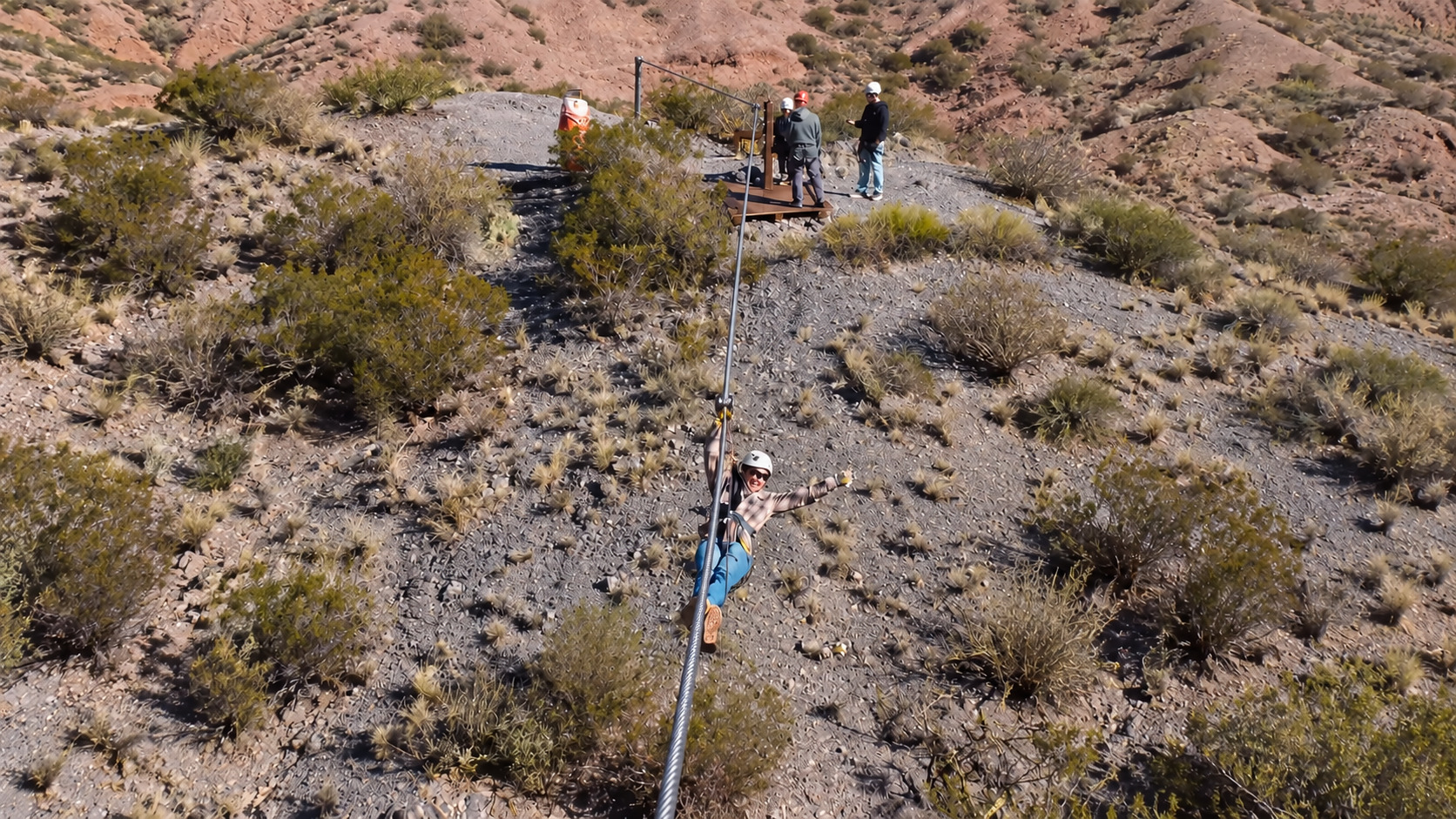 Canopy Base en Potrerillos, Mendoza — 5 tirolesas y 700 m de vuelo — imagen 11