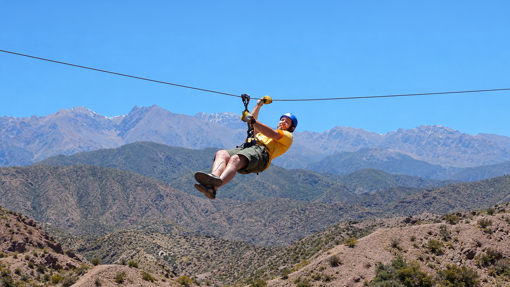 Canopy Base en Potrerillos, Mendoza — 5 tirolesas y 700 m de vuelo — imagen 24