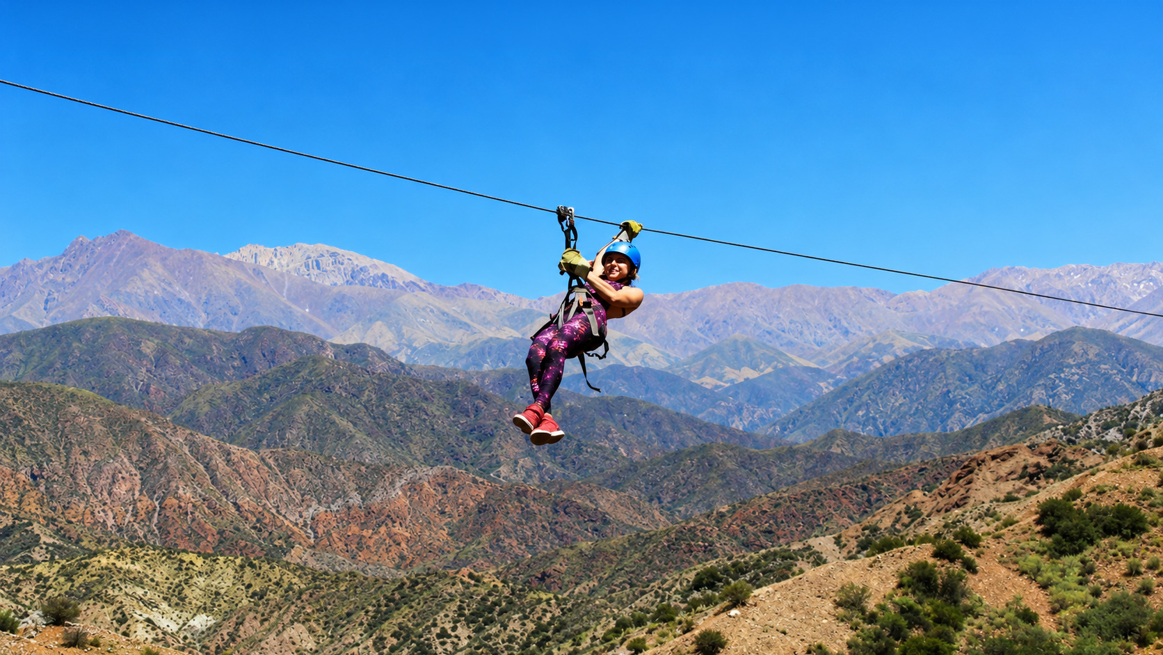 Canopy Base en Potrerillos, Mendoza — 5 tirolesas y 700 m de vuelo — imagen 30