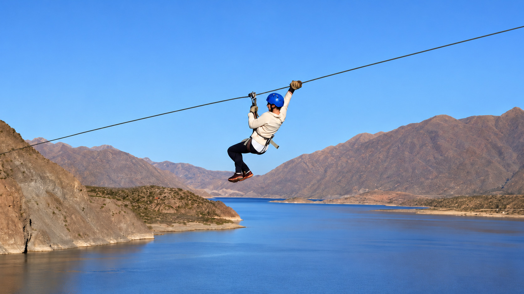 Canopy Adrenalina en Potrerillos — 6 tirolesas y cruce del Río Mendoza — imagen 1