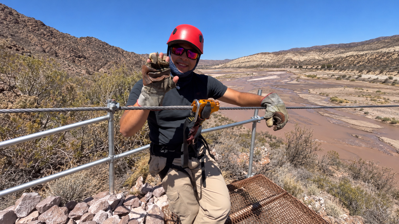 Canopy Adrenalina en Potrerillos — 6 tirolesas y cruce del Río Mendoza — imagen 11