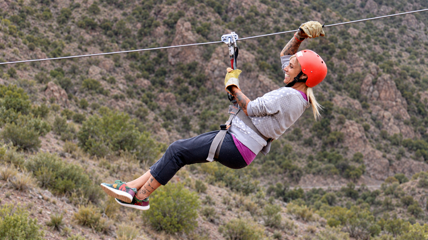 Canopy Adrenalina en Potrerillos — 6 tirolesas y cruce del Río Mendoza — imagen 14