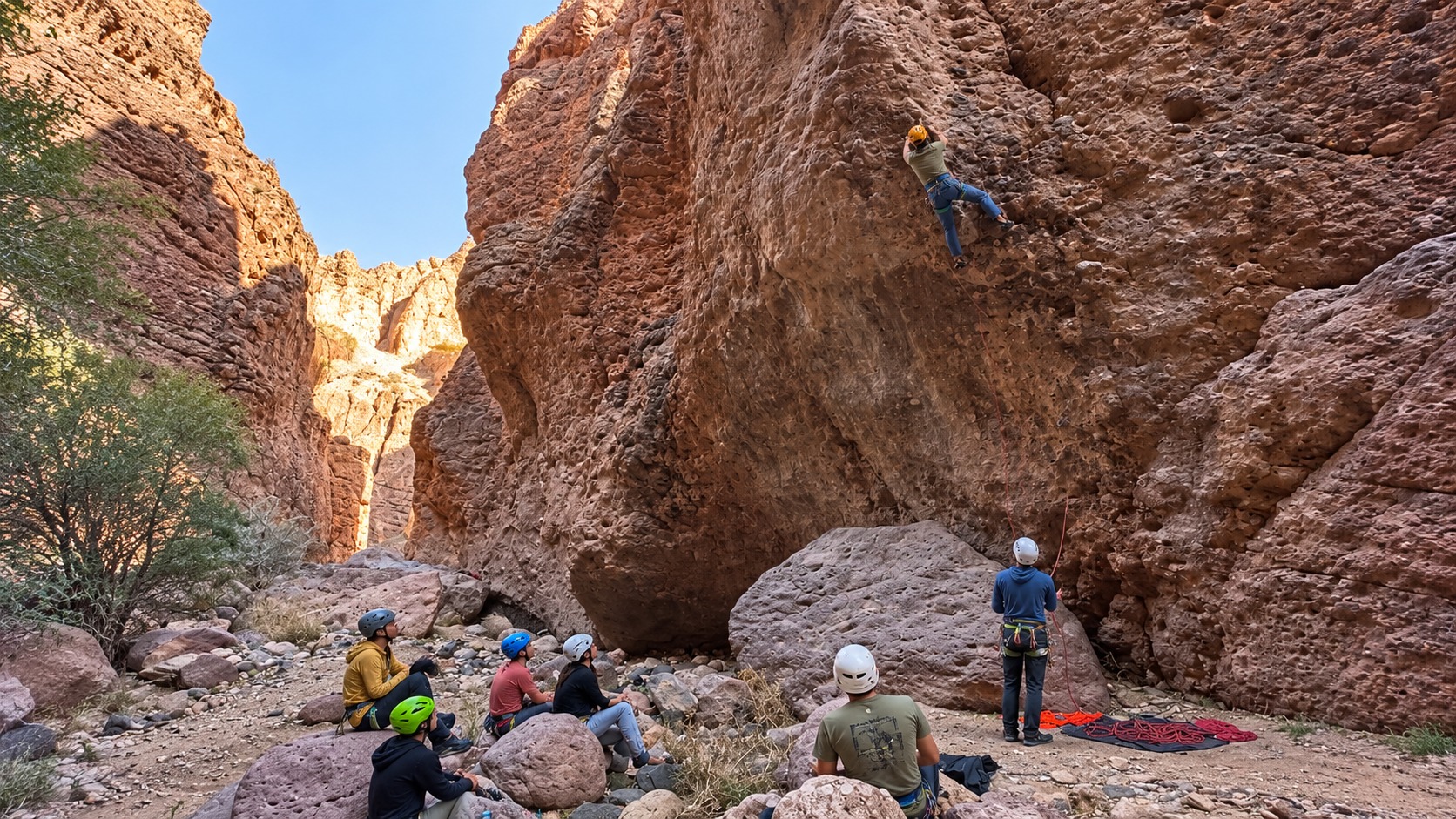 Escalada en roca en Potrerillos, Mendoza — para principiantes, 2,5 h — imagen 12