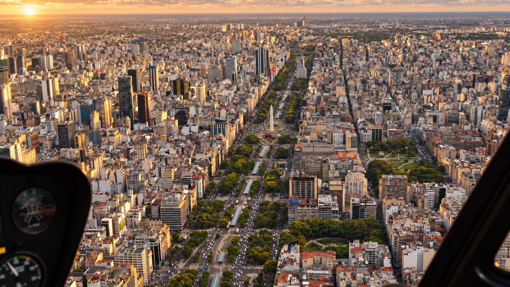 Helitour Golden Hour privado sobre Buenos Aires — hasta 3 personas — imagen 28