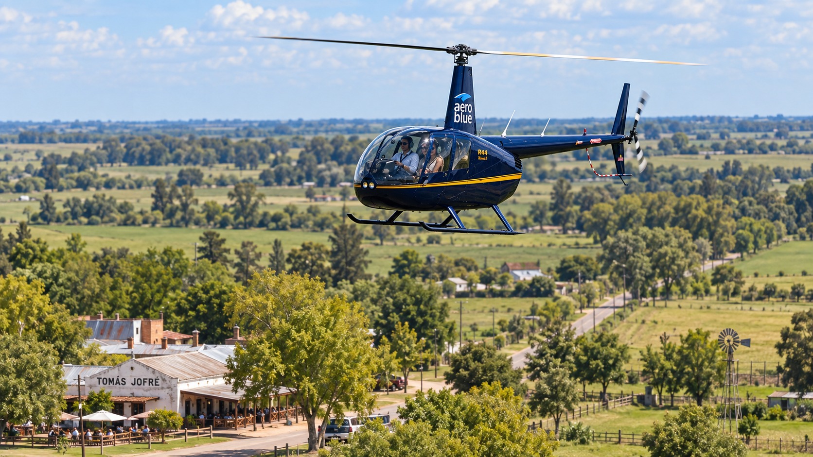 Día de campo en helicóptero hasta Luján con asado — hasta 3 personas — imagen 5