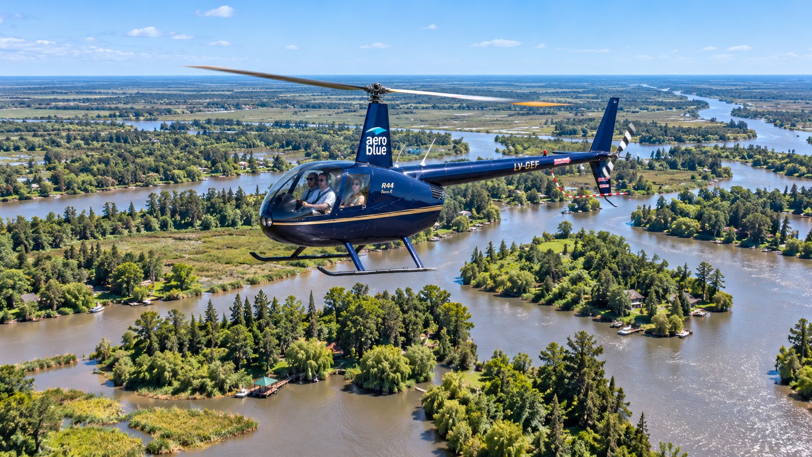 Almuerzo en el Delta del Tigre en helicóptero — hasta 3 pasajeros — imagen 8