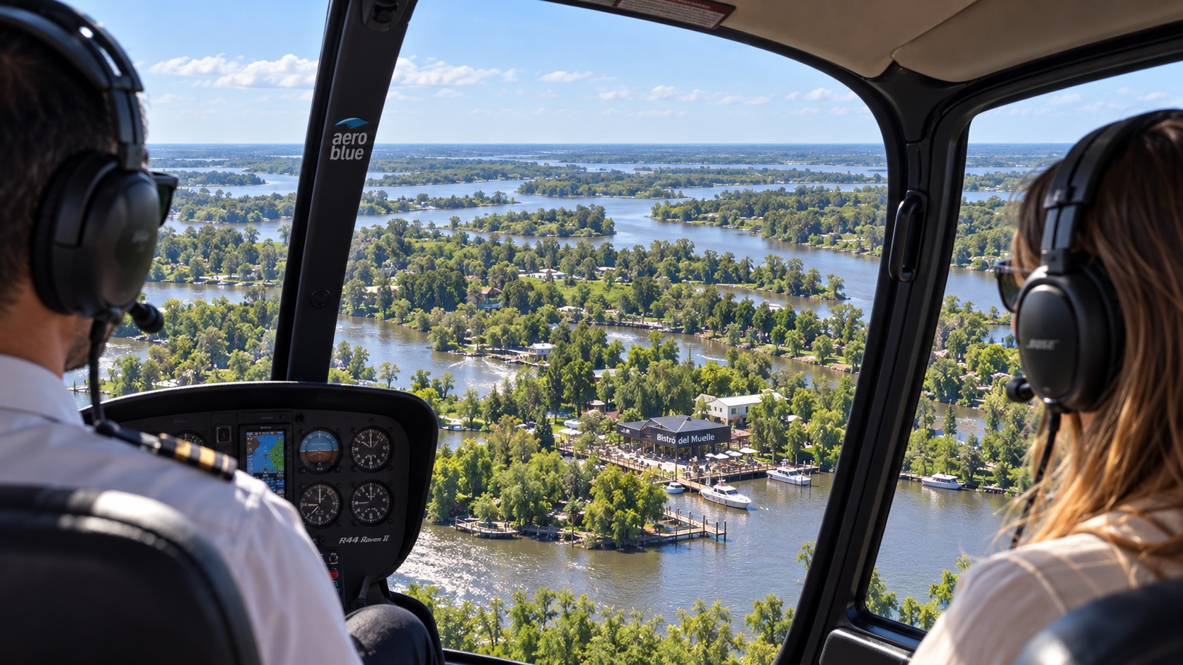 Almuerzo en el Delta del Tigre en helicóptero — hasta 3 pasajeros — imagen 17