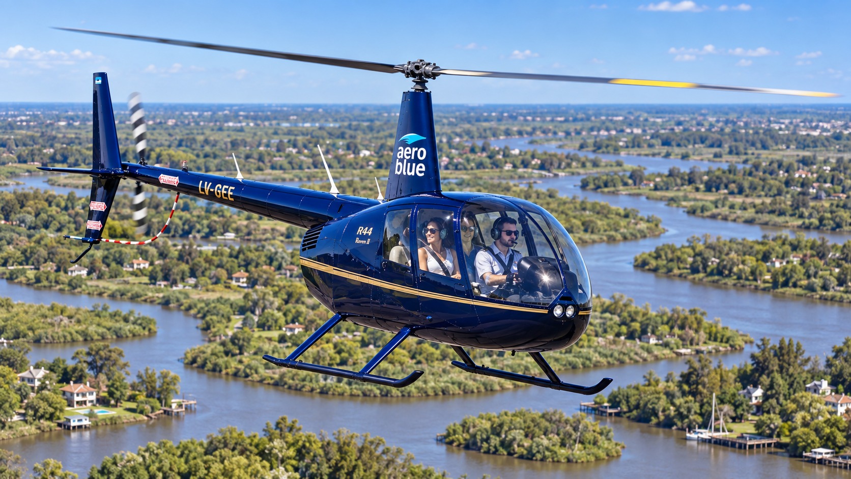 Almuerzo en el Delta del Tigre en helicóptero — hasta 3 pasajeros — imagen 18
