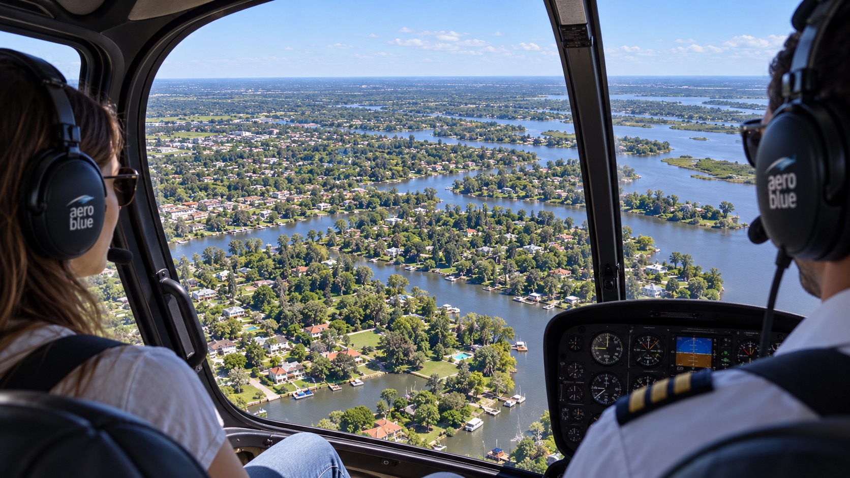 Almuerzo en el Delta del Tigre en helicóptero — hasta 3 pasajeros — imagen 23