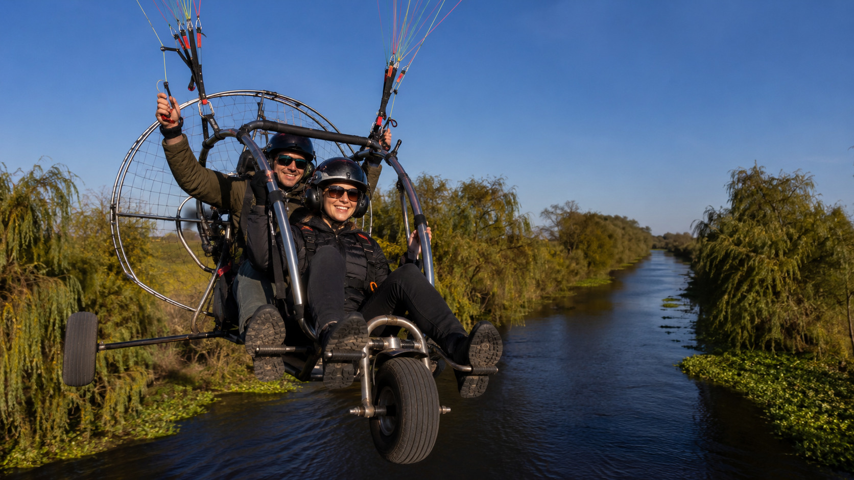 Vuelo bautismo en paramotor sobre islas del Delta del Tigre — imagen 7