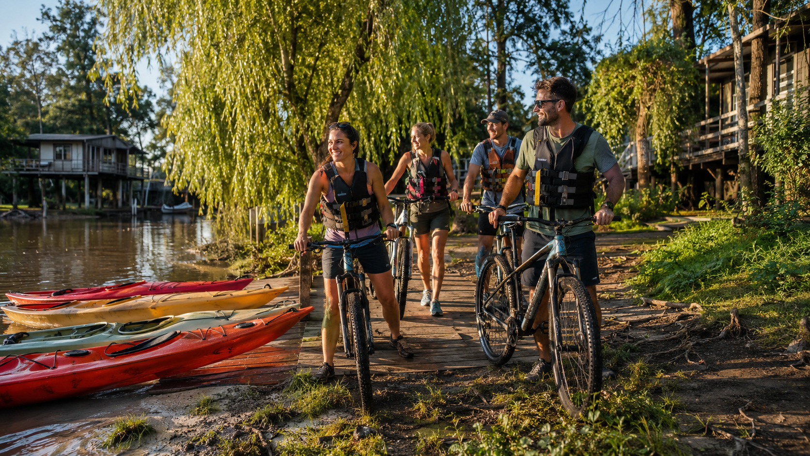 Aventura kayak y bicicleta por caminos e islas del Delta del Tigre — imagen 7