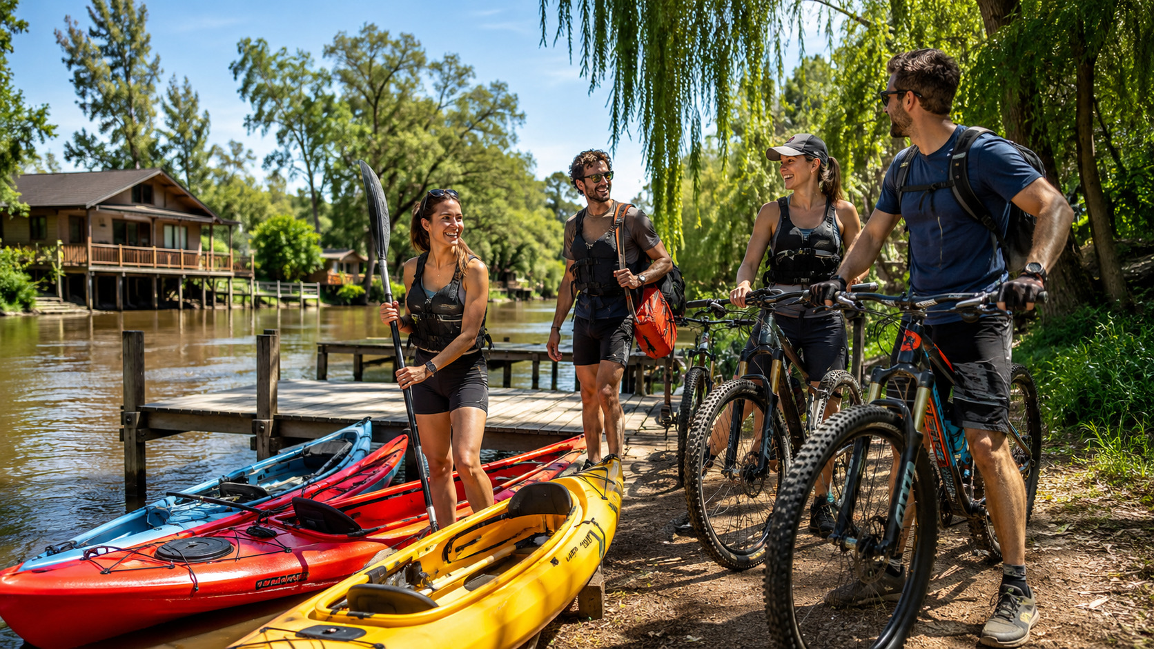 Aventura kayak y bicicleta por caminos e islas del Delta del Tigre — imagen 8