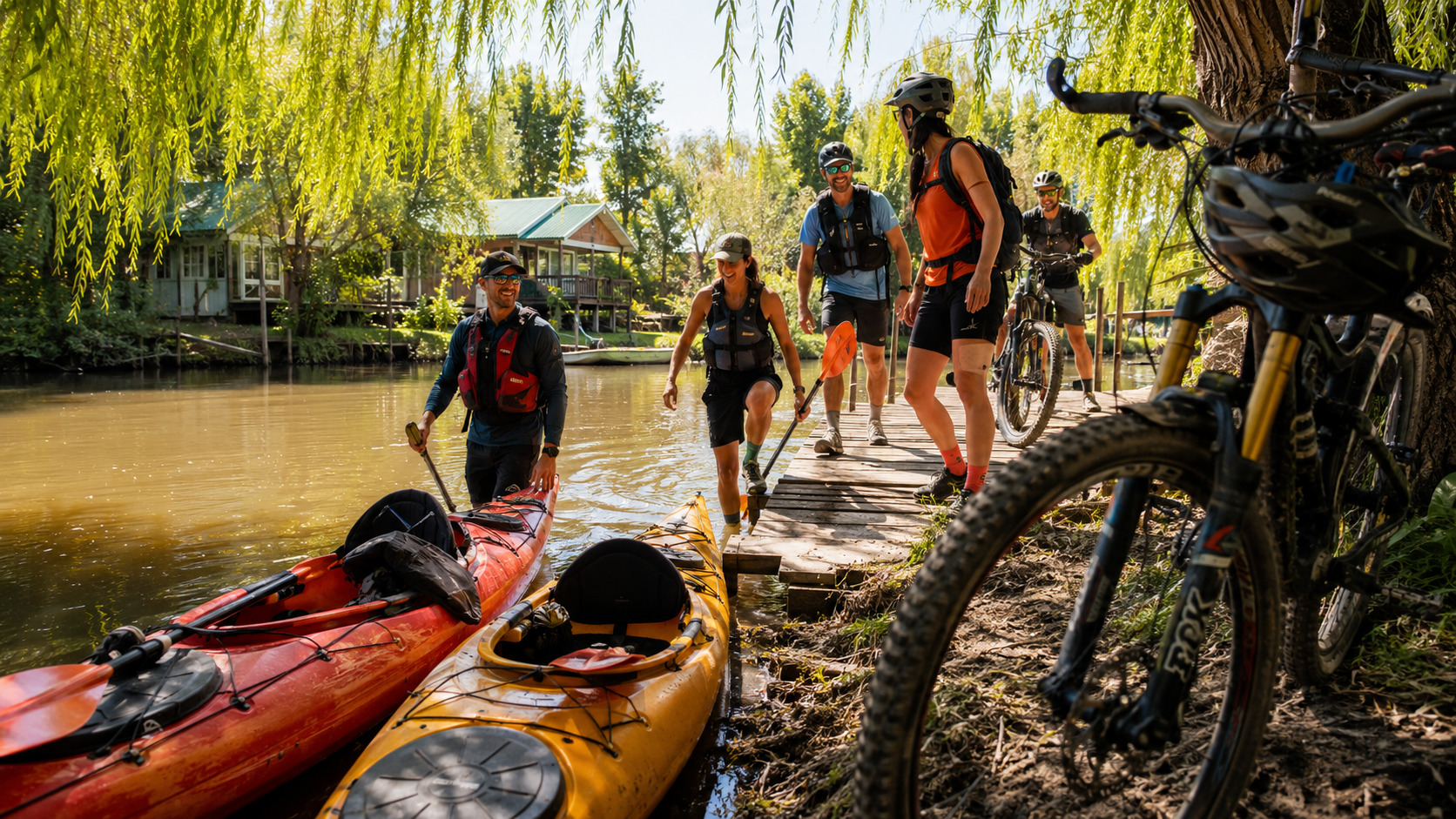 Aventura kayak y bicicleta por caminos e islas del Delta del Tigre — imagen 9