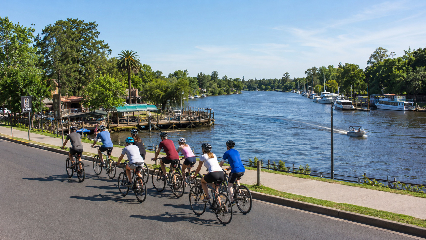 Ciclismo urbano por Tigre con vistas al río y espíritu aventurero — imagen 4