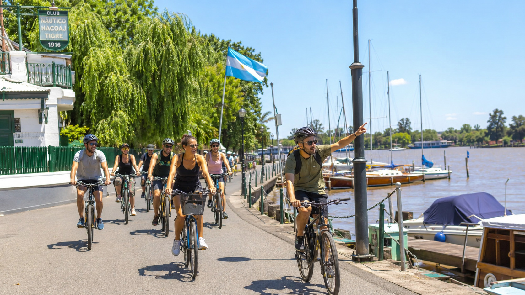 Ciclismo urbano por Tigre con vistas al río y espíritu aventurero — imagen 10