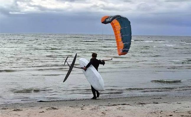 Travesía corta en parawing foil por la costa del Río de la Plata — imagen 8