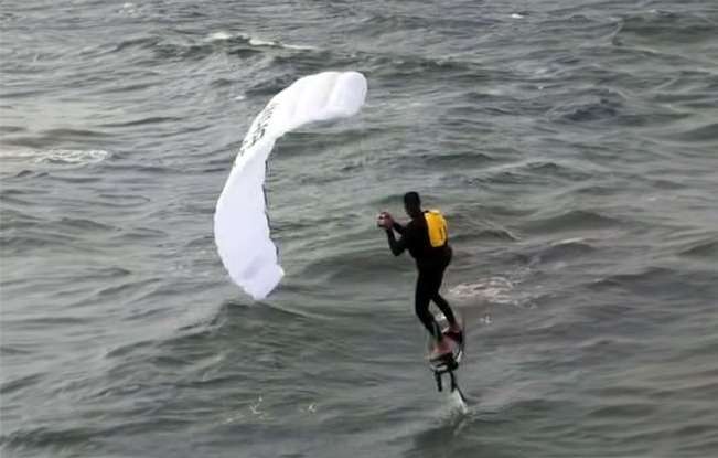 Travesía corta en parawing foil por la costa del Río de la Plata — imagen 9