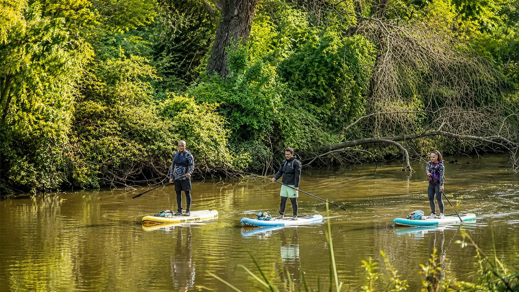 Clase de iniciación al Stand Up Paddle en Villa La Ñata — imagen 8