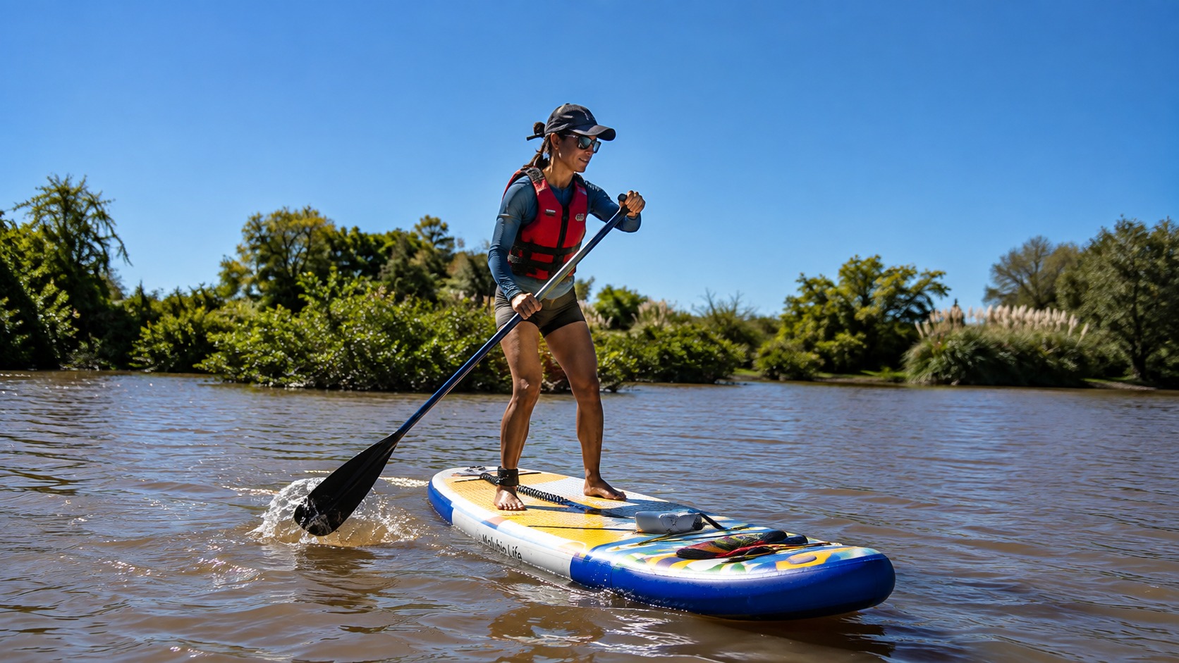 Clase de iniciación al Stand Up Paddle en Villa La Ñata — imagen 17