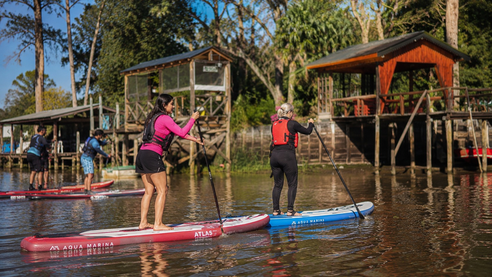 Clase de iniciación al Stand Up Paddle en Villa La Ñata — imagen 24