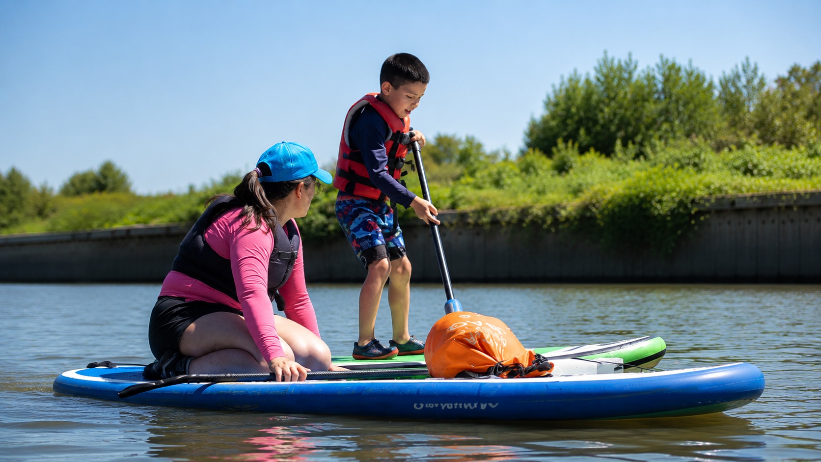Clase de Stand Up Paddle para chicos desde 5 años en Villa La Ñata — imagen 2