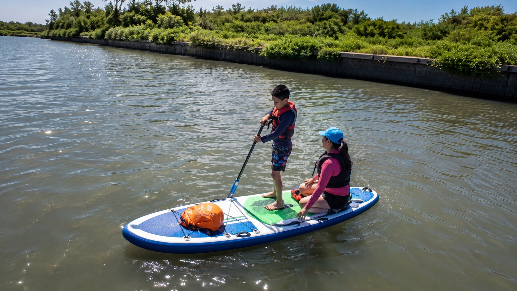 Clase de Stand Up Paddle para chicos desde 5 años en Villa La Ñata — imagen 3