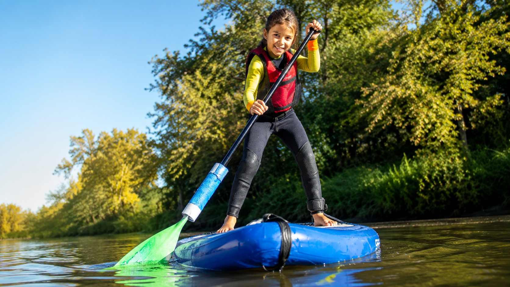 Clase de Stand Up Paddle para chicos desde 5 años en Villa La Ñata — imagen 7
