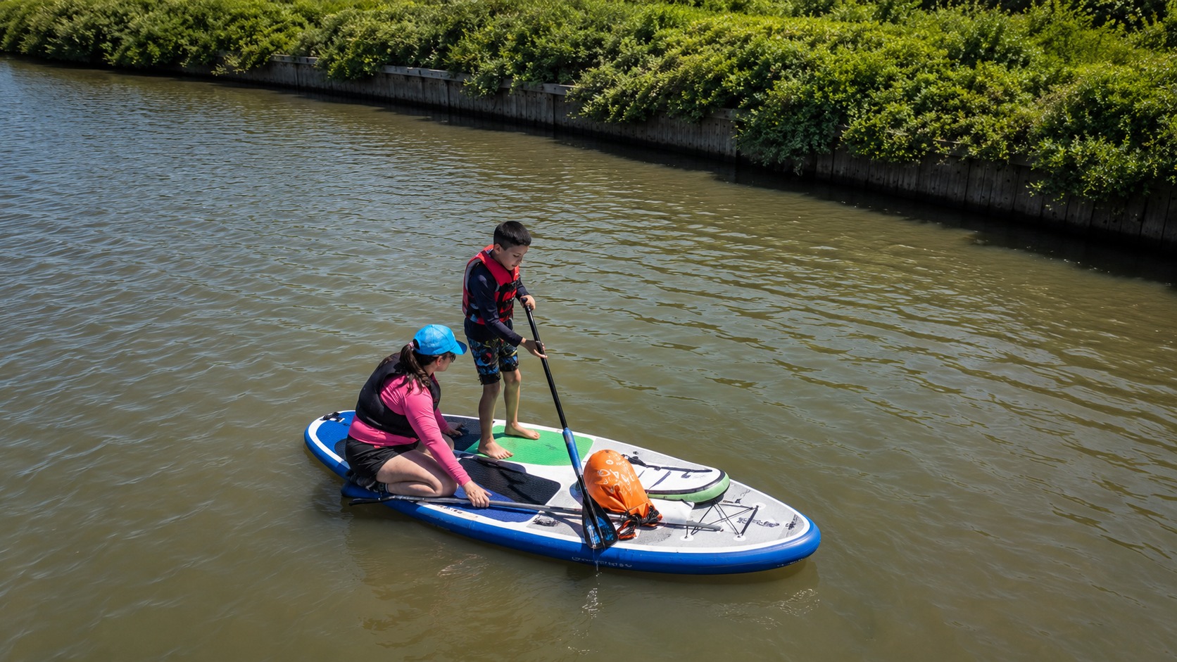 Clase de Stand Up Paddle para chicos desde 5 años en Villa La Ñata — imagen 15
