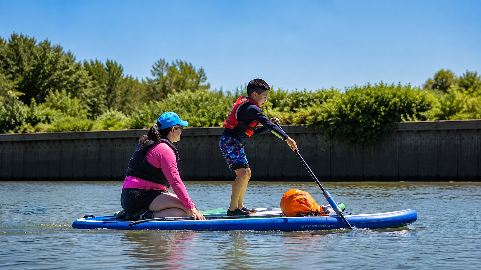 Clase de Stand Up Paddle para chicos desde 5 años en Villa La Ñata — imagen 18