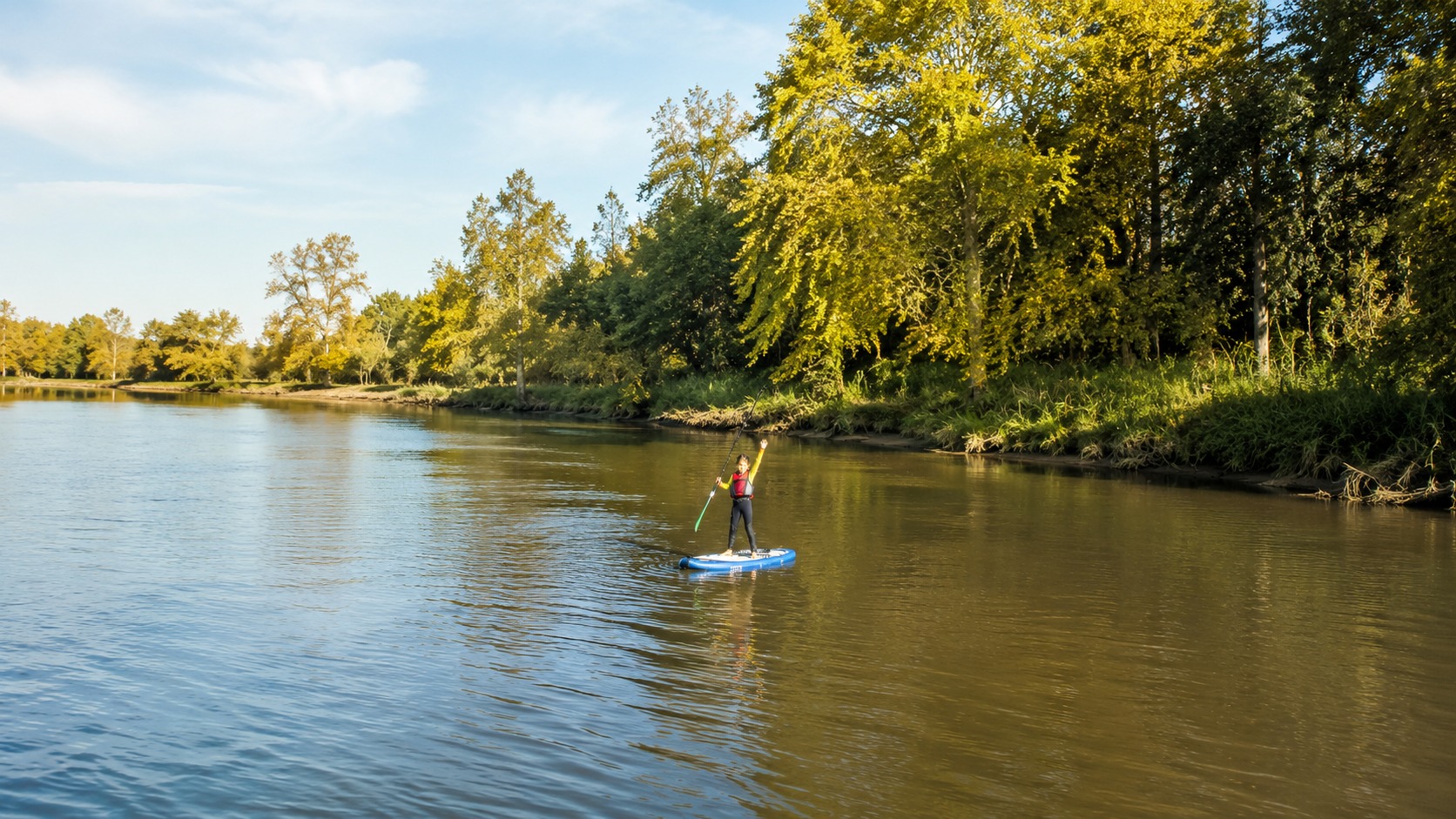 Clase de Stand Up Paddle para chicos desde 5 años en Villa La Ñata — imagen 20