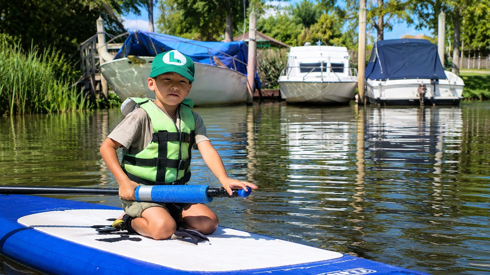 Clase de Stand Up Paddle para chicos desde 5 años en Villa La Ñata — imagen 22