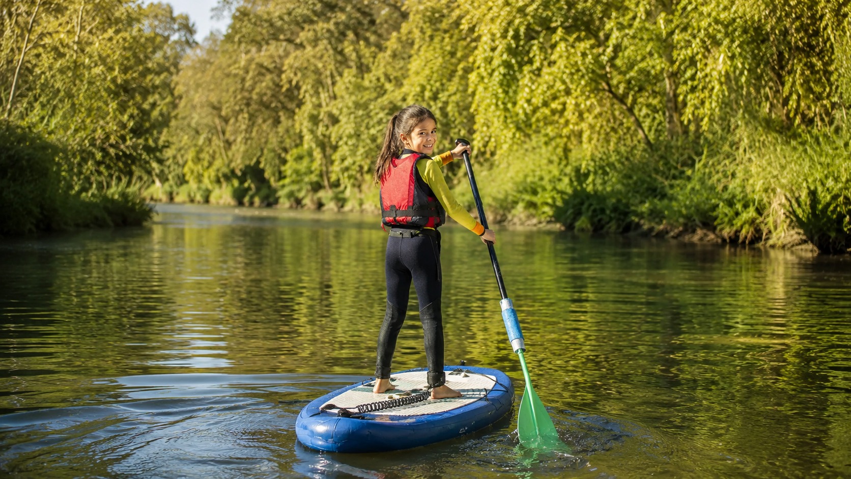 Clase de Stand Up Paddle para chicos desde 5 años en Villa La Ñata — imagen 26