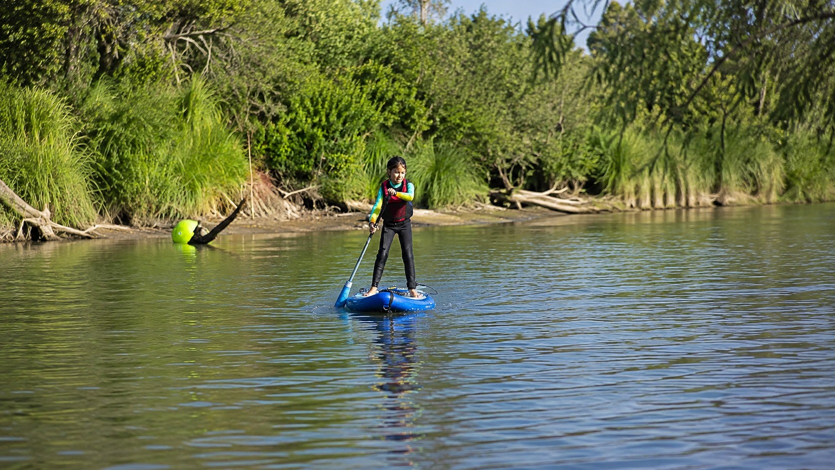 Clase de Stand Up Paddle para chicos desde 5 años en Villa La Ñata — imagen 28