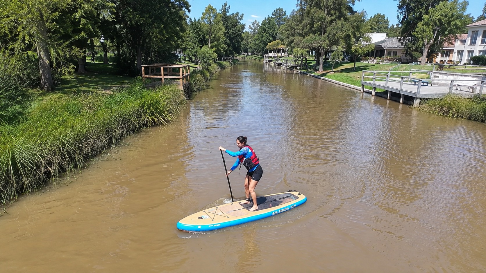 Clase de iniciación al Stand Up Paddle en Villa La Ñata — imagen 30