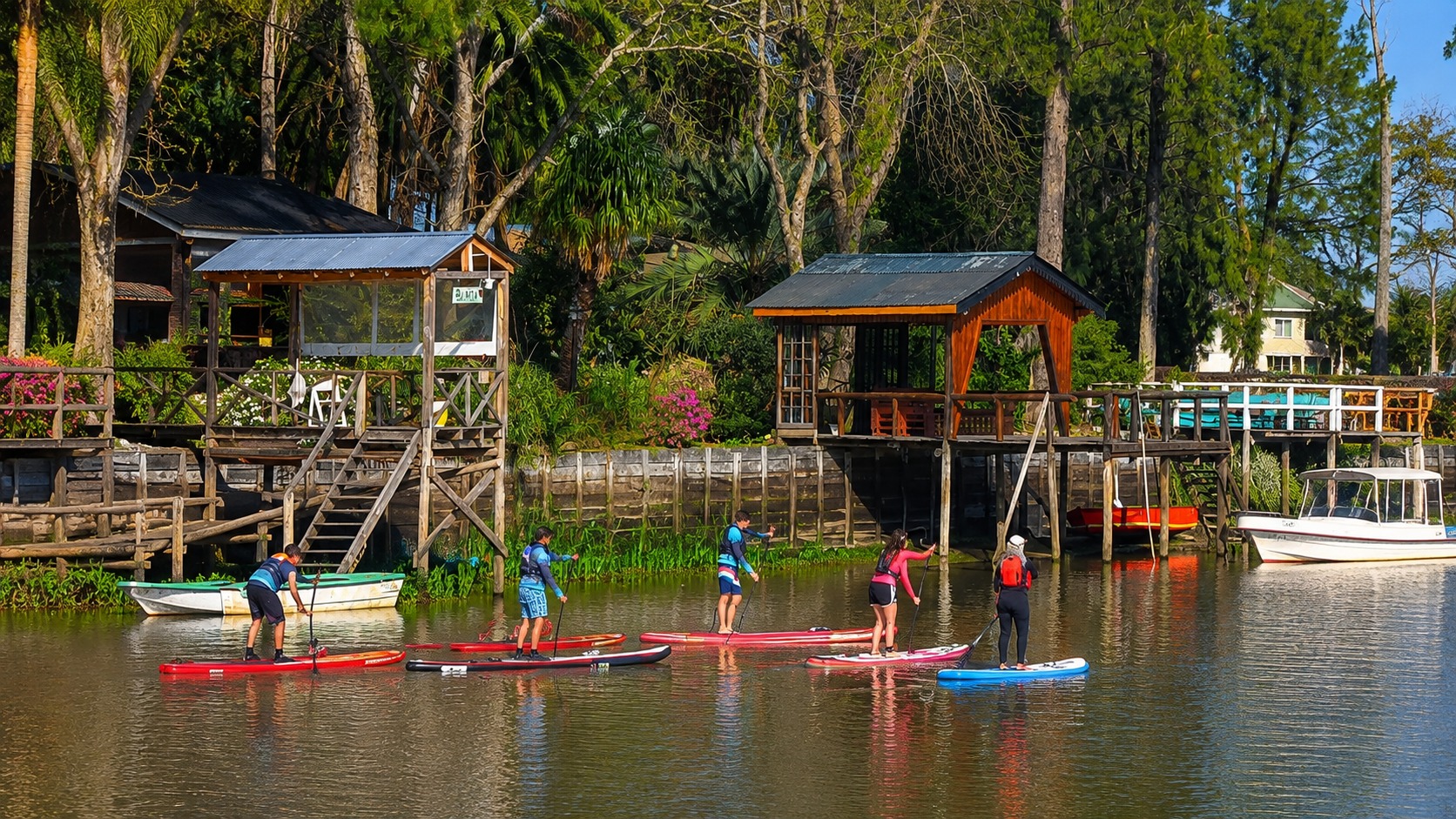 Clase recreativa de Stand Up Paddle en Villa La Ñata y el Delta — imagen 23
