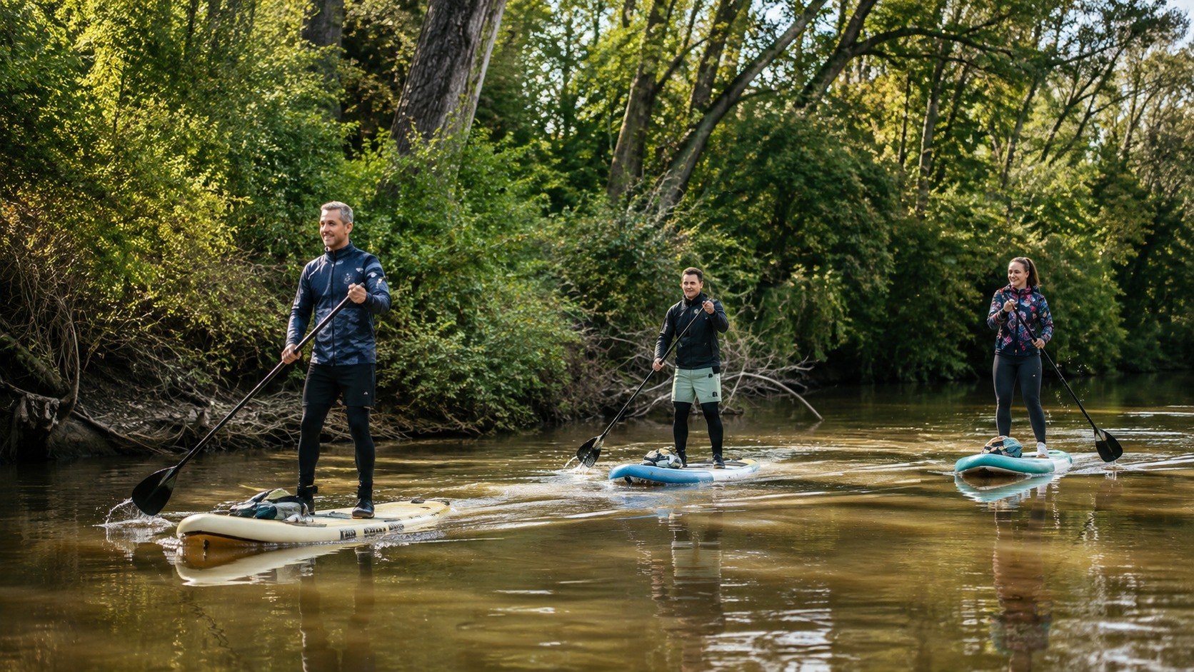 Clase recreativa de Stand Up Paddle en Villa La Ñata y el Delta — imagen 27