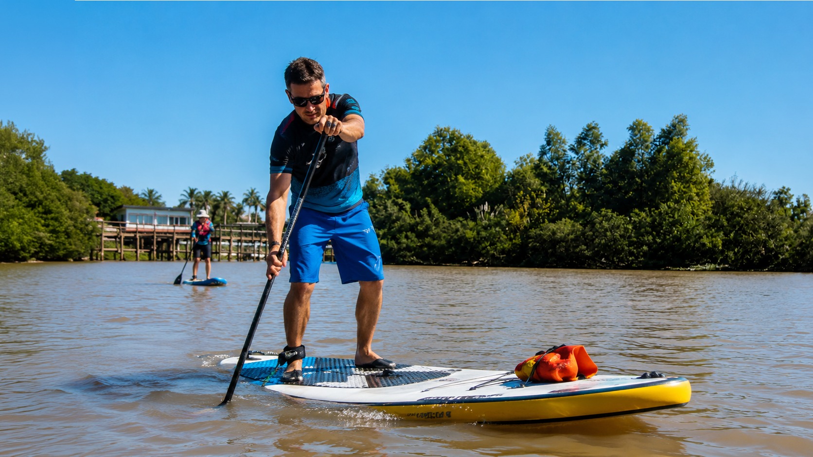 Clase de iniciación al Stand Up Paddle en Villa La Ñata — imagen 5