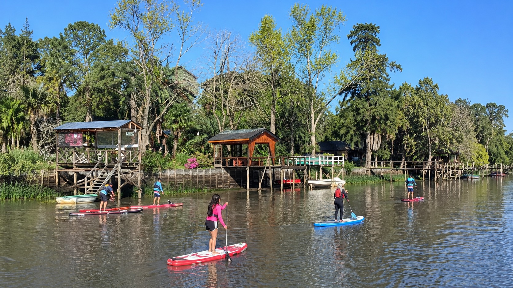 Clase de Stand Up Paddle Master +50 en Villa La Ñata y el Delta — imagen 20