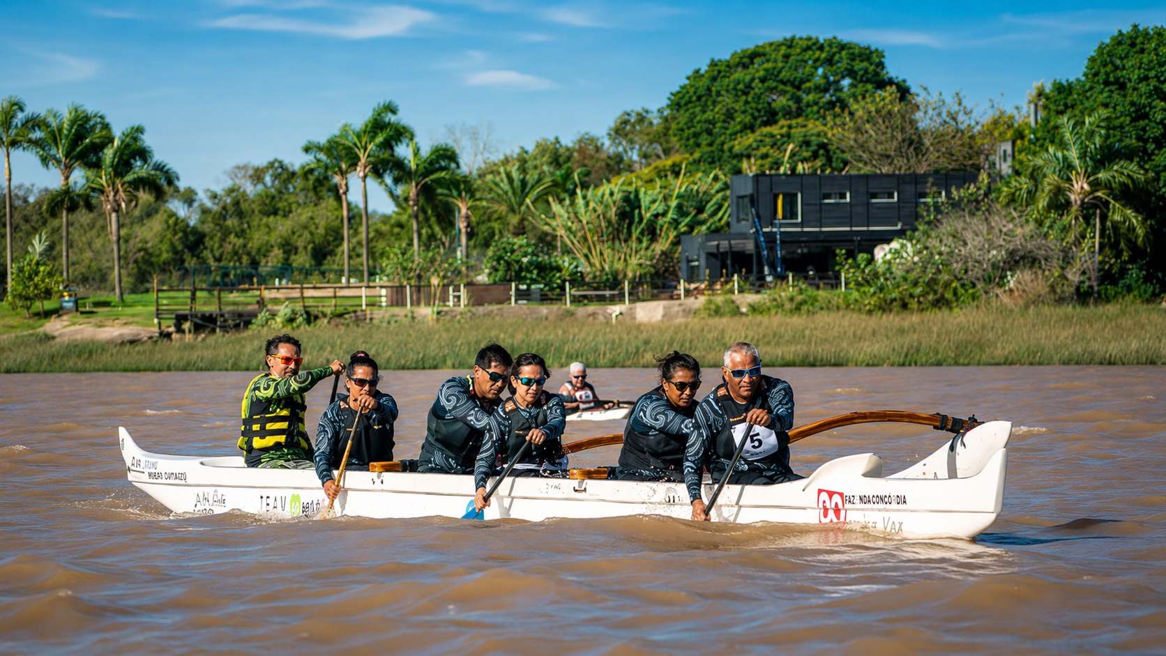 Clase de Canoa Polinesia Va'a OC6 en Villa La Ñata para principiantes — imagen 16