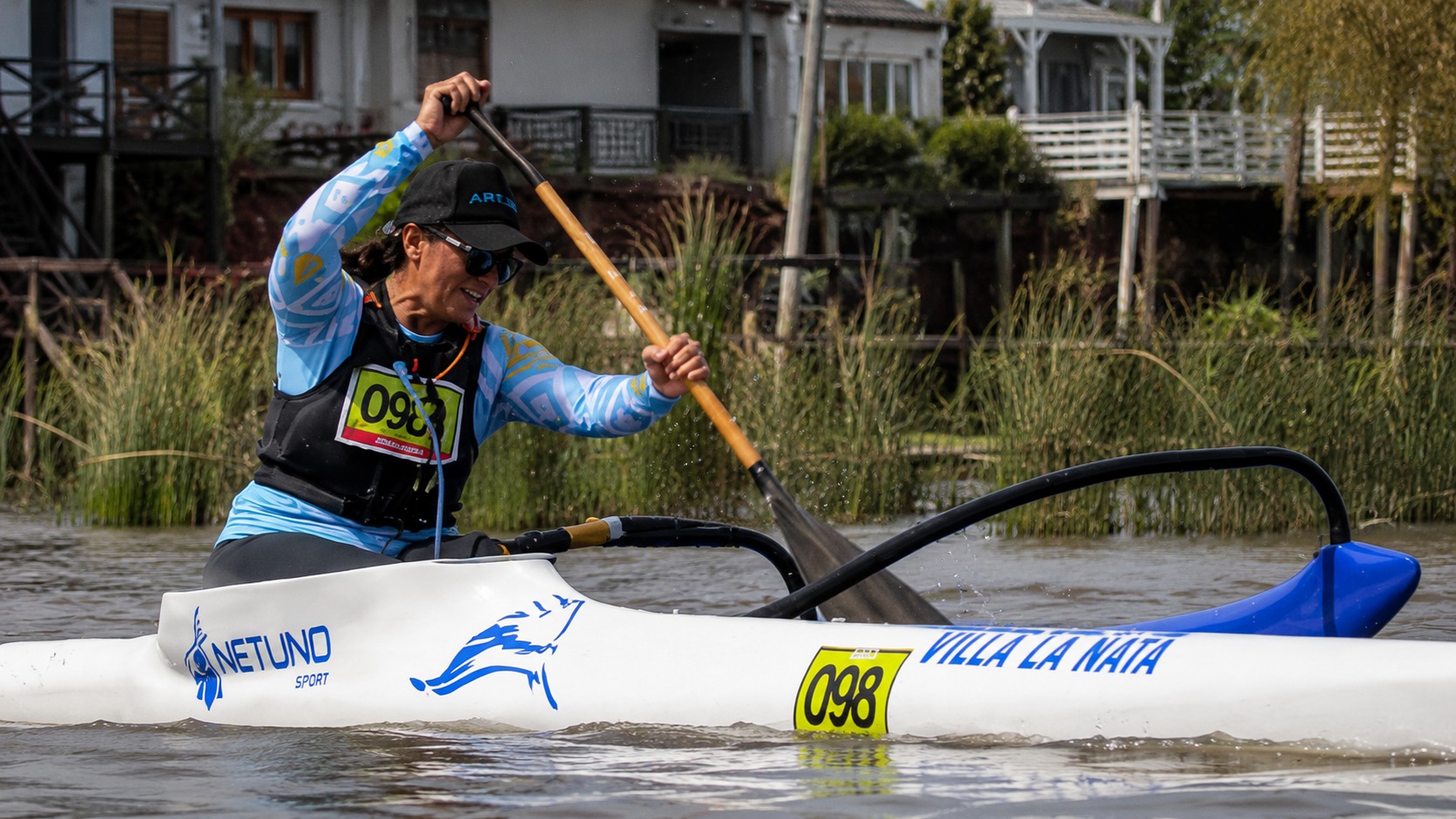 Entrenamiento en Canoa polinesia Va'a V1 en Villa La Ñata, Tigre — imagen 5