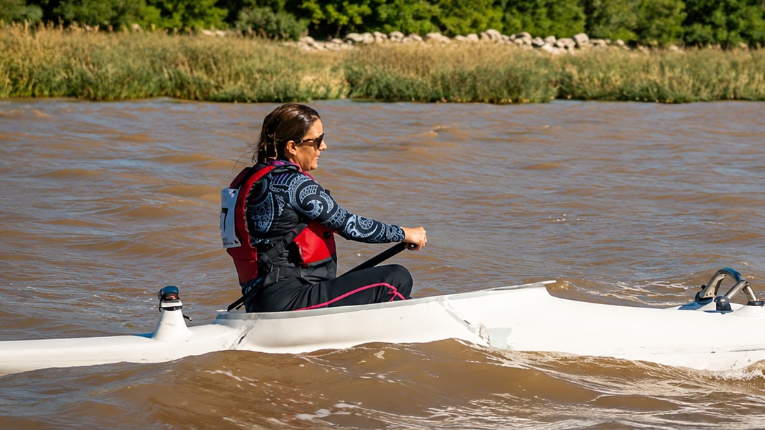 Entrenamiento en Canoa polinesia Va'a V1 en Villa La Ñata, Tigre — imagen 7