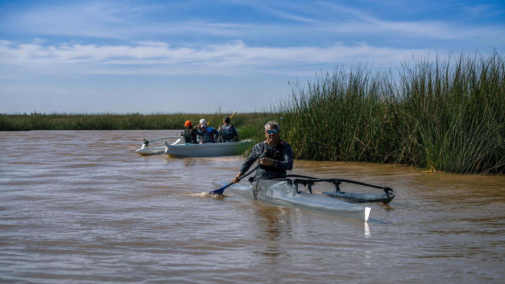 Entrenamiento en Canoa polinesia Va'a V1 en Villa La Ñata, Tigre — imagen 11