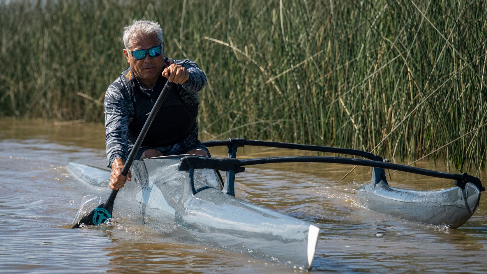 Entrenamiento en Canoa polinesia Va'a V1 en Villa La Ñata, Tigre — imagen 12